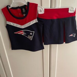 Team Apparel Navy and Red Sports Outfit. Patriots NWT